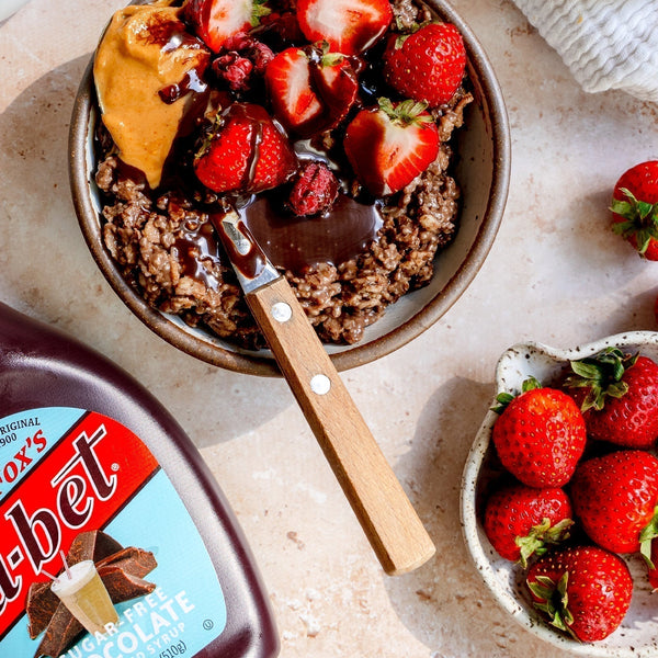 Oatmeal with Sugar Free U-Bet Chocolate