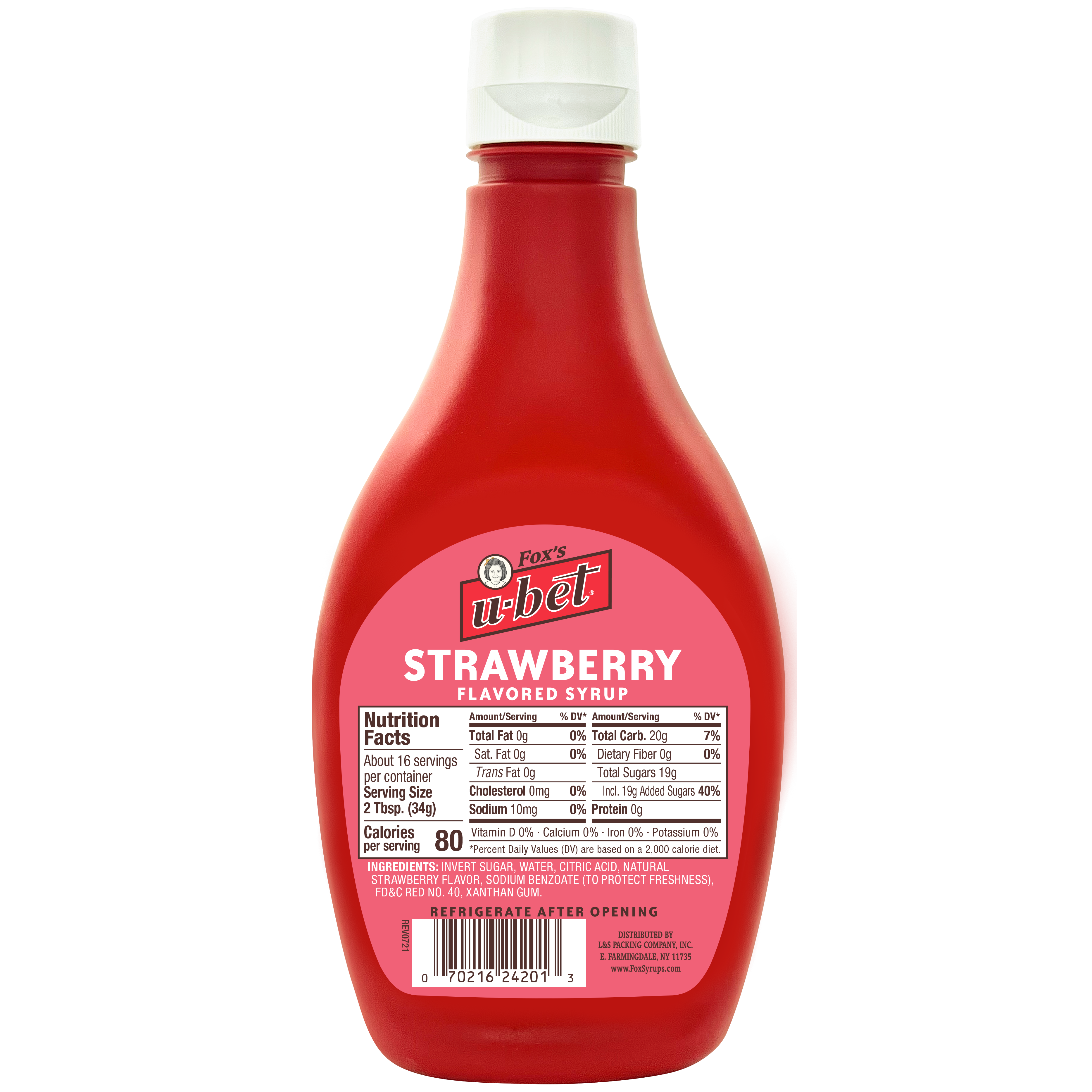 Strawberry Syrup, 20 oz