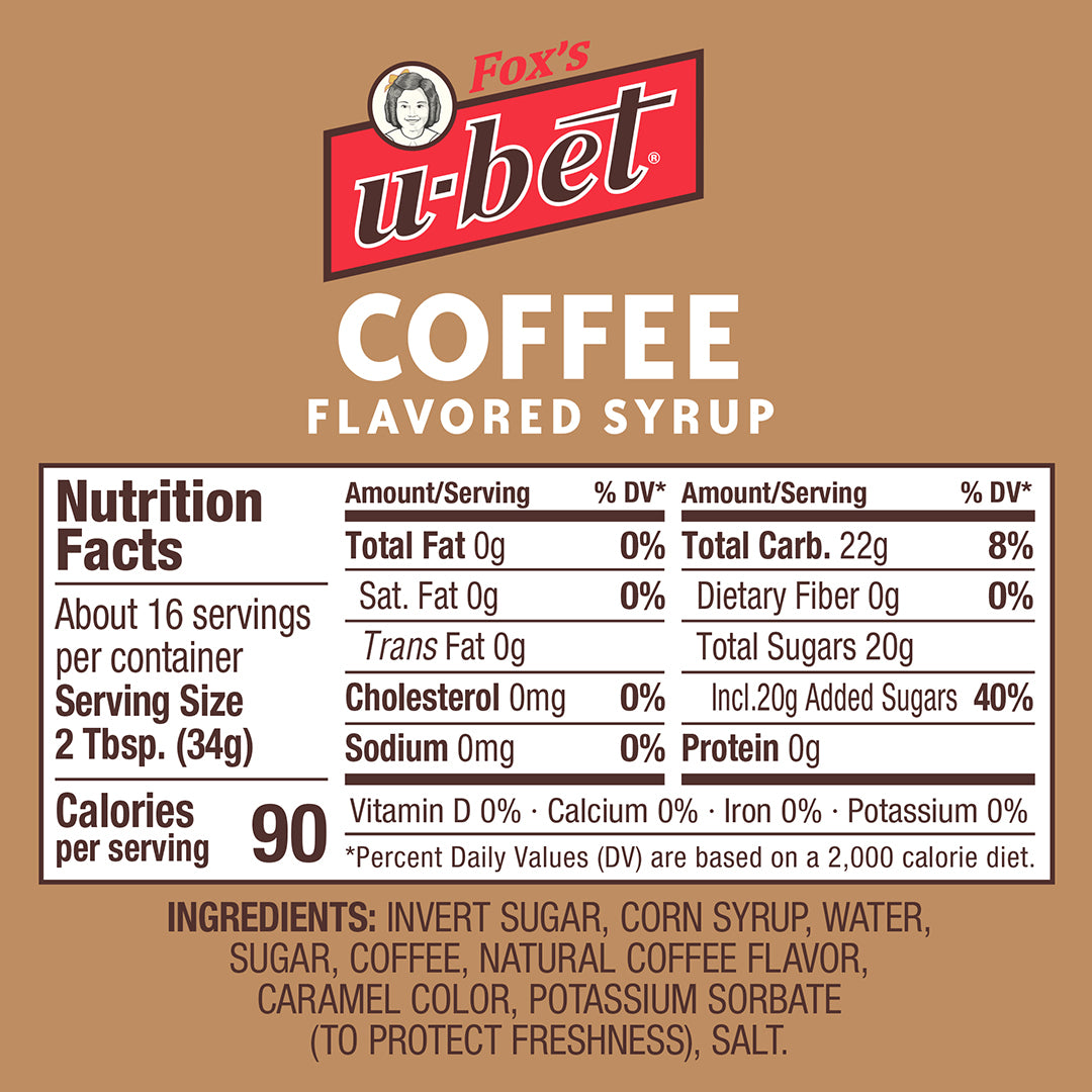 Coffee Syrup, 20 oz