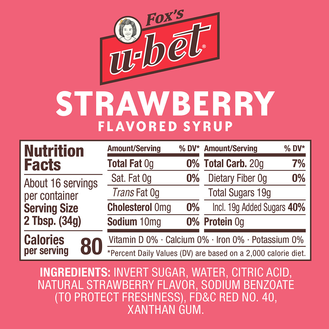 Strawberry Syrup, 20 oz