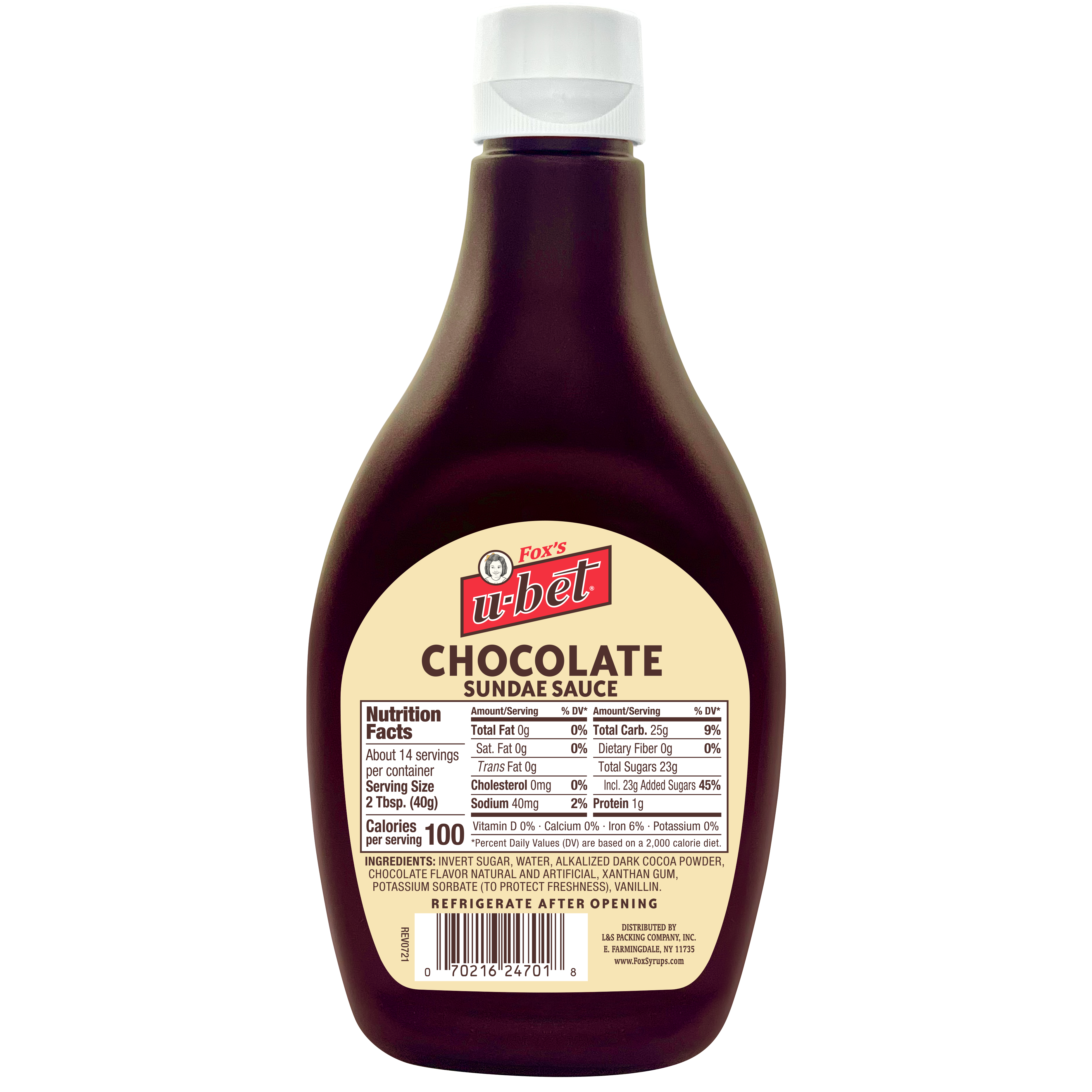 Chocolate Sundae Syrup, 20 oz