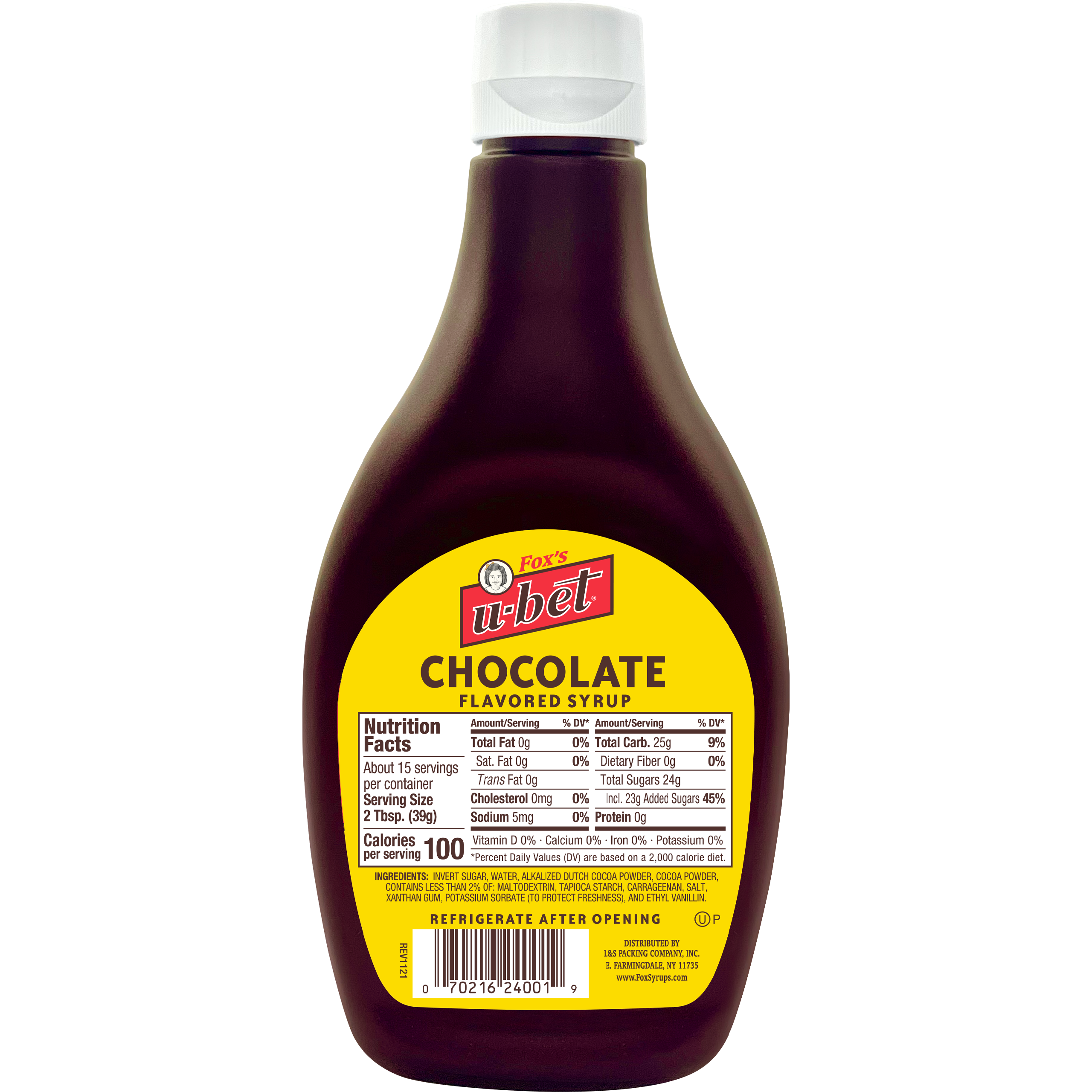 Chocolate Syrup, Kosher for Passover, 22 oz