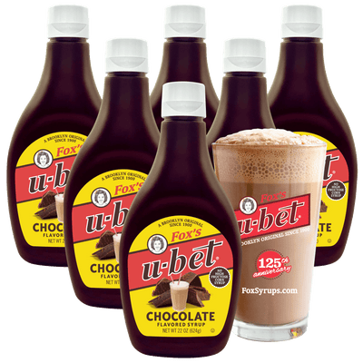 U-bet Bundle - Chocolate Syrup, 22 oz + 1 Fox's U-bet Signature Glass